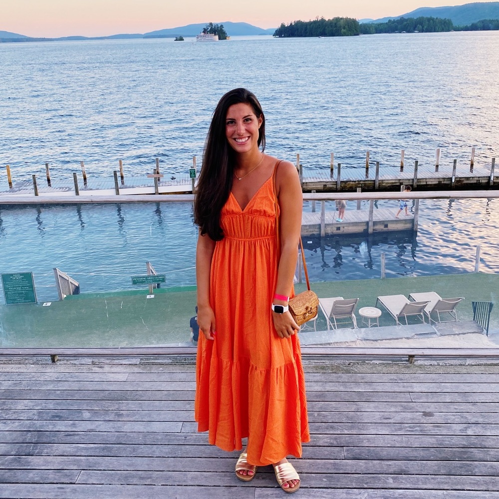 Orange Maxi Dress